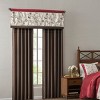 Embroidered Window Valance Red 50x18in - 4 of 4