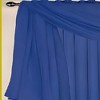 Ramallah Trading Celine Sheer Rod Pocket Top Panel 60" x 90" Navy Blue - 2 of 3