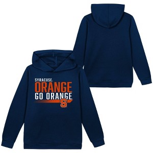 NCAA Syracuse Orange Toddler Boys' Poly Hooded Sweatshirt - 1 of 3