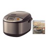 Zojirushi Micom Rice Cooker and Warmer (10-Cup) with Cookbook Bundle - 3 of 4