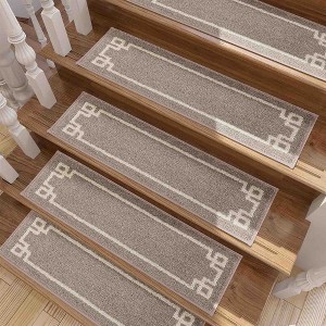 BAGOKIE 15 Pack 9"x28" Non-Slip Stair Treads - 1 of 4