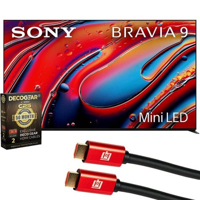 Sony BRAVIA 9 85 Inch 4K HDR QLED Mini-LED TV (2024) with 50 Month Protection Plan