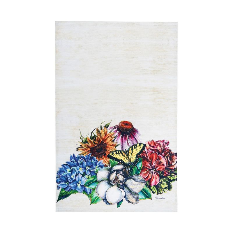C&F Home Botanical Floral Printed Kitchen Towel, 1 of 3