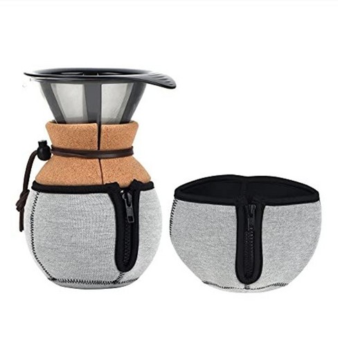 Impresa 2 Pack Insulated Pour Over Coffee Cozy For Bodum 6 Cup Coffee Maker Target