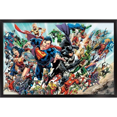 Dc Comics - Rebirth Framed Poster Trends International