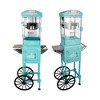 FONTOI 6/8/10/12/16/20 OZ Popcorn Machine with Cart Stainless Steel Kettle Heated Warming Deck and Old Maids Drawer for Easy Cleanup - 4 of 4