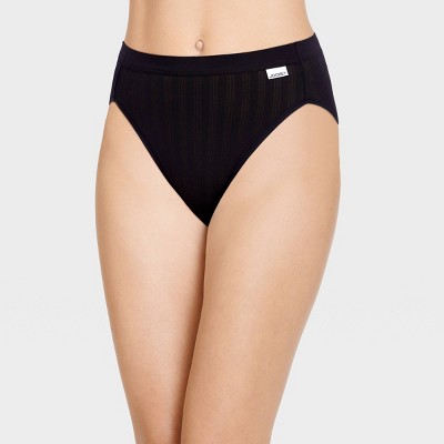 Jockey Generation™ Women's Breathe Pointelle Hi-Cut Briefs - Black S