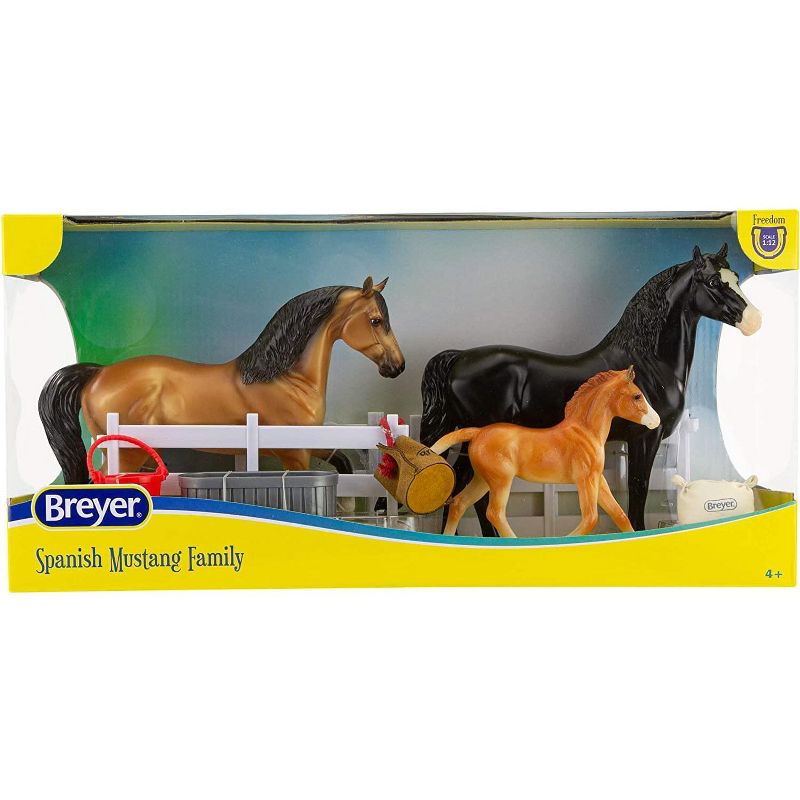 Breyer Animal Creations Breyer Freedom Series 1:12 Scale Model Horse Set | Spanish Mustang Family, 2 of 4