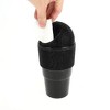Unique Bargains Car Trash Can Portable Front Seats Trash Bin Black 1 Pc 3.9" Length 2.8" Width 7.9" Height Plastic - 4 of 4