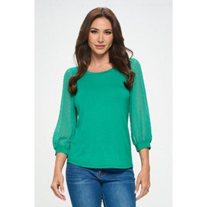 WEST K Women's Liz Three Quarter Sleeve Knit Top - 1 of 4