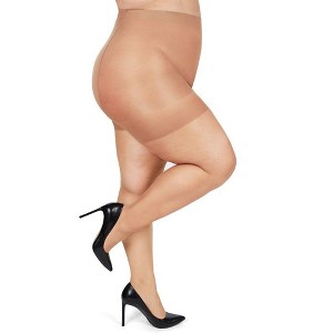 Memoi Curvy Silky Sheer Control Top Pantyhose - 1 of 1