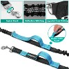 PetAmi Premium Hands Free Dog Leash for 2 Dogs, Adjustable Waist Belt Fanny Pack Dual Bungee for Dog Walking Running Hiking Jogging Biking - 4 of 4