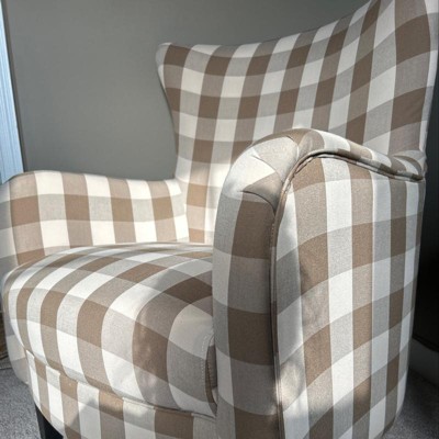 Buffalo plaid chair target sale