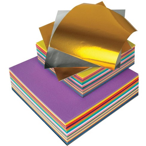 Aitoh Origami Paper School Pk 5 78 X 5 78 Inches Assorted Colors 500 Sheets