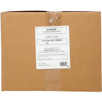 Bulk EB Almond Medium Diced - 25 lbs