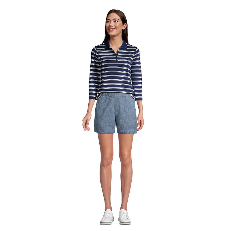 Lands' End Women's Pull On 7" Chino Shorts, 5 of 7