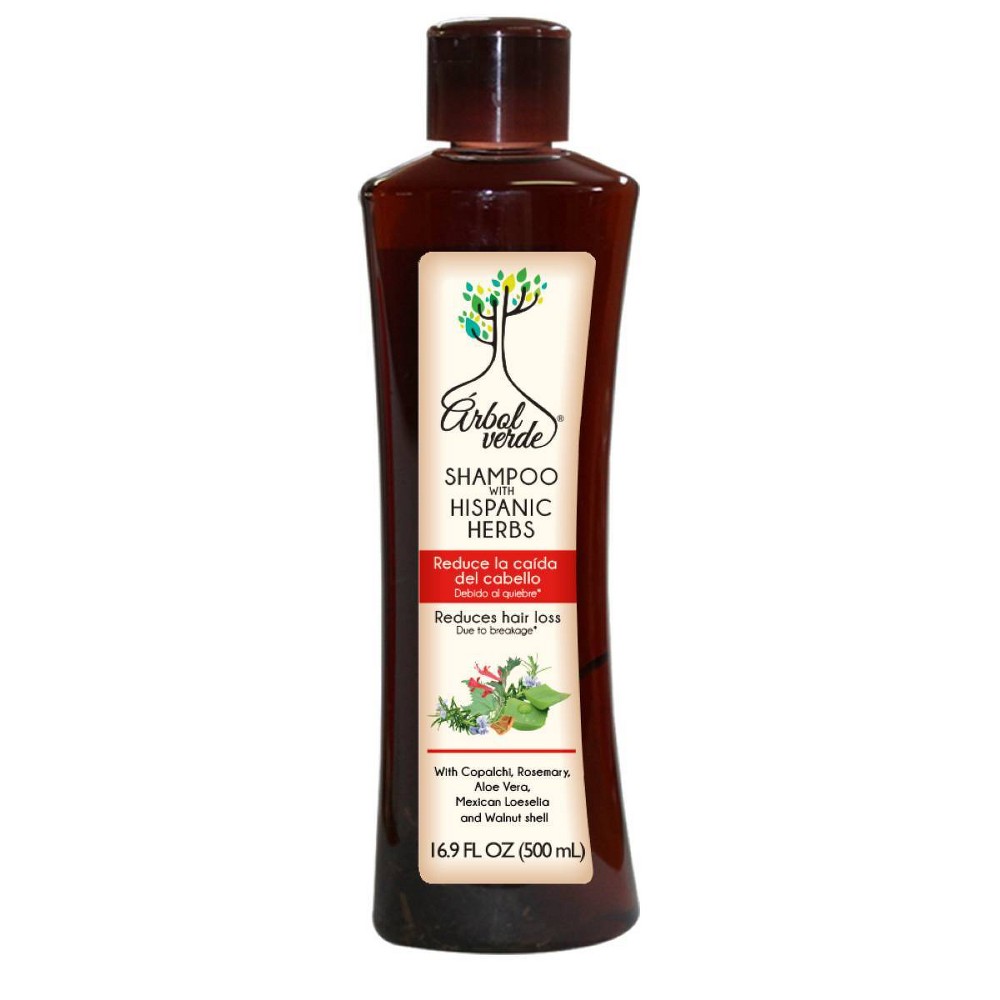 Photos - Hair Product Arbol Verde Anti-Hair Loss Shampoo with Hispanic Herbs - 16.9 fl oz