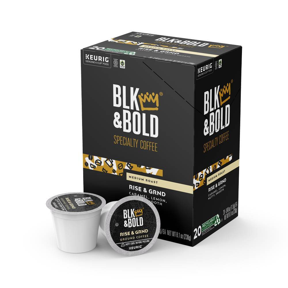 Photos - Coffee Blk & Bold Rise & GRND Medium Roast - Keurig K-Cup  Pods - 20ct