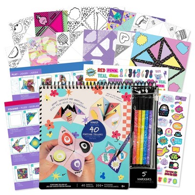 Fashion Angels: Secret Message Fortune Teller Set - 40 Origami Sheets