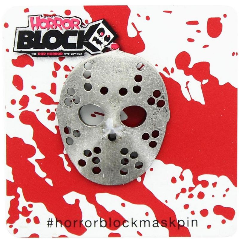 Nerd Block Friday the 13th Jason Voorhees Hockey Mask Pin, 1 of 4