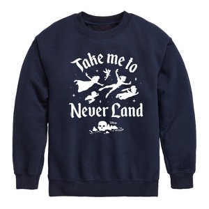 Boys' - Disney - Peter Pan Graphic Long Sleeve Fleece Sweatshirt - 1 of 4
