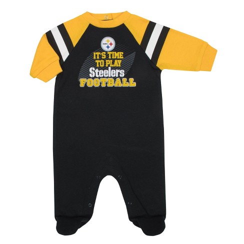 Steelers Baby Hightop Shoes - 0-6 months