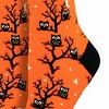 Owls in a Tree Socks (Women's Sizes or Men's Sizes) from the Sock Panda - Great for Halloween - 2 of 3