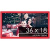 PosterPalooza | Panoramic Classic Modern Red Picture Frame - UV Acrylic, Foam Board Backing, Hanging Hardware - 2 of 4