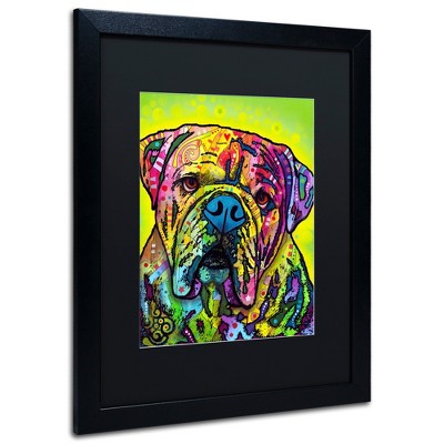 Trademark Fine Art -Dean Russo 'Hey Bulldog' Matted Framed Art