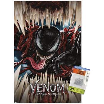 Trends International Marvel Venom: Let There Be Carnage - Teaser Unframed  Wall Poster Print Clear Push Pins Bundle 14.725 X 22.375 : Target