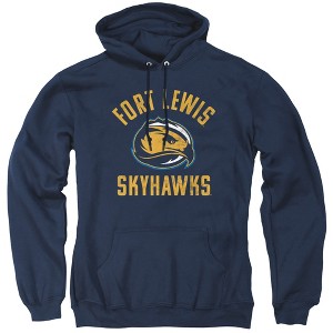 Fort Lewis College Official Skyhawks Logo Adult Pull-Over Hoodie - 1 of 4