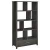 Vertical Bookshelf with 8 Open Shelves and Bottom Drawer MDF Construction 68in for Living Room Bedroom or Home Office-3irtyhousy - 2 of 4