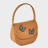 Toddler Butterfly Saddle Bag - Cat & Jack™ Brown - 2 of 4