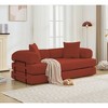 78.5" Corduroy 4-in-1 Folding Convertible Sleeper Sofa Bed, 3-Seater Modular Sofa with DIY Combination and 2 Pillows - 2 of 4