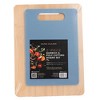 Dura Culina® 2-Piece Bamboo & Poly Cutting Board Set, Natural, for Food Prep, Chopping, and Carving Meat, Fruits, and Vegetables - 4 of 4