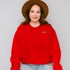 Simply Sage Market Embroidered Football Mom Sweatshirt - 3 of 4
