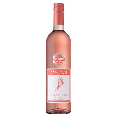 Barefoot Cellars Pink Moscato Wine - 750ml Bottle