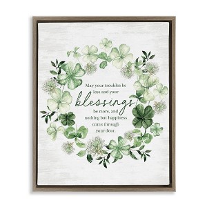 Stupell Industries Irish Proverb Wreath, 17" x 21" - 1 of 4