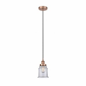 Canton - 1 Light Mini Pendant In Industrial Style-11 Inches Tall and 6 Inches Wide - 1 of 1