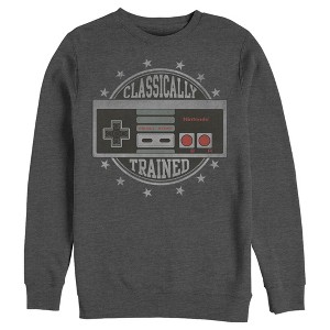 Men's Nintendo Classically Trained Sweatshirt - 1 of 3