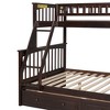 Kumasinova Bunk Bed with 2 Drawers,Convertible Bed Frame with Ladder and Guardrail,Kids Wood Bed Frame with Strong Wooden Slats - 3 of 4