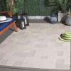 Milos MLO108 Power Loomed Indoor/Outdoor Area Rug - Beige - 4'x6'- Safavieh - 2 of 4
