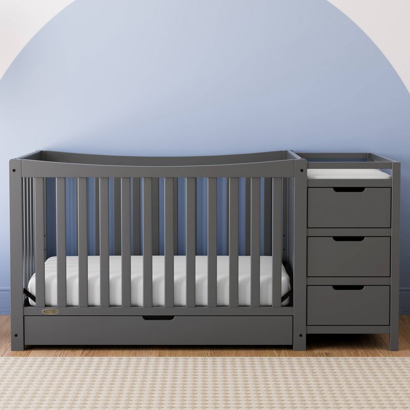 Graco Remi 4-in-1 Convertible Crib and Changer, 3 of 14