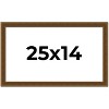PosterPalooza | Flat Gold Picture Frame - UV Acrylic, Backing Board, Hanging Hardware Included - 2 of 4