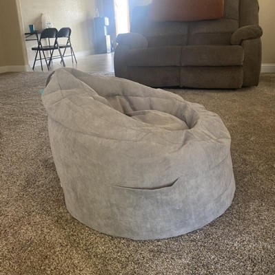 Settle In Bean Bag Chair Gray - Pillowfort™ : Target
