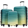 Dexmalle 3 Piece Gradient Color Expandable Suitcase - 3 of 4