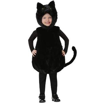 HalloweenCostumes.com Bubble Body Black Kitty Costume for a Toddler