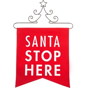Pavilion Gift Company - Santa - 14" x 16" Banner - Wall Sign Panels - 1 of 4