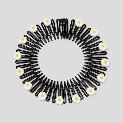 Daisy Icons Opaque Stretch Comb - Wild Fable™ Black/Gold