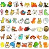 Wrapables Waterproof Vinyl Stickers, 100pcs, Cartoon Animals - 2 of 4